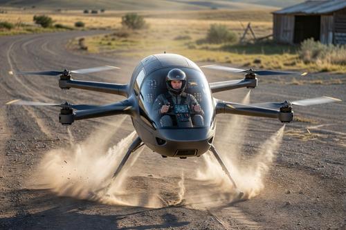 Заменят вертолёты: серийное производство летательных аппаратов eVTOL на одного человека запустили в Кузбассе
