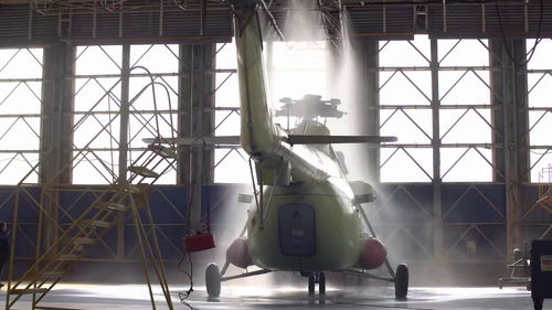 Ми-8 на испытаниях