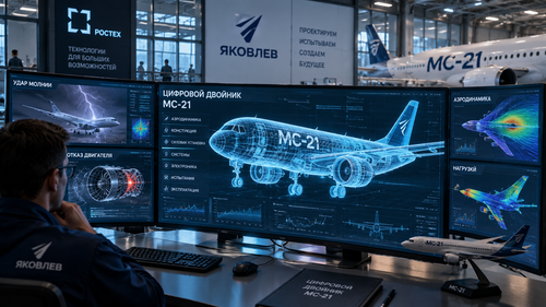 Miles de escenarios antes del despegue: cómo se prueba el MS-21 digital
