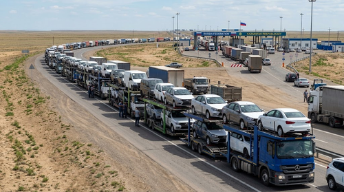 Российские автомобили почти исчезли из Казахстана