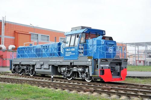 Russian TEM23 Diesel Locomotive with KAMAZ Engines Sold to Belarus for the First Time