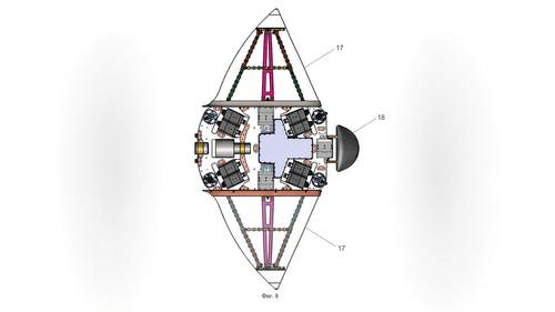 Robot submarino SPbGMTU (dibujos)