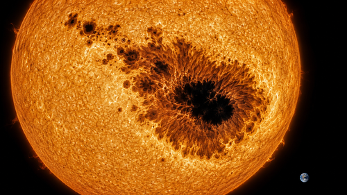 Sunspot the size of 40 Earths showed the Sun's potential for a superflare