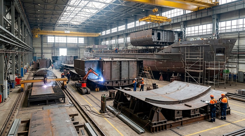 OSK lanzó la "Plataforma №1" a producción: en "Krasnoye Sormovo" se corta metal para el KSD1