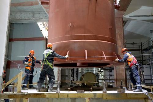 Separators-superheaters installed on the BREST-OD-300 reactor with liquid lead