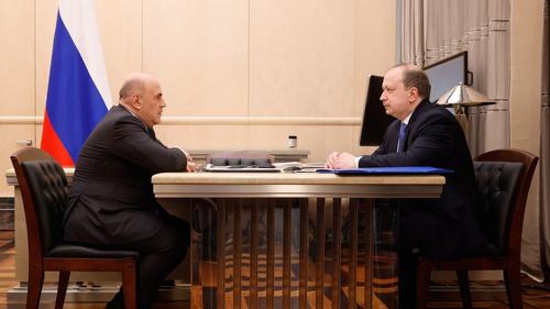 Михаил Мишустин и Андрей Пучков