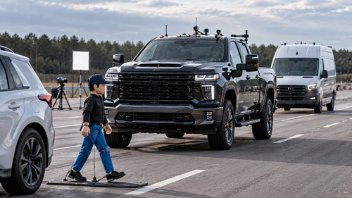 Ford, Chevrolet, and GMC pickups failed crash prevention system tests