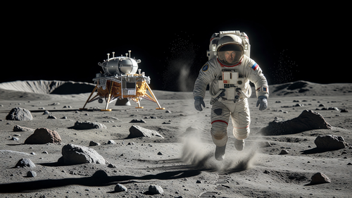 Andar como gorrión: se supo cómo los cosmonautas pueden moverse en la Luna