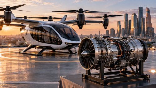 New 300 kW engine for air taxi increased service life by 30 times