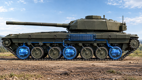 Т-14 «Армата» без гусеницы: в Омске запатентовали ходовую часть с электрическими мотор-колёсами