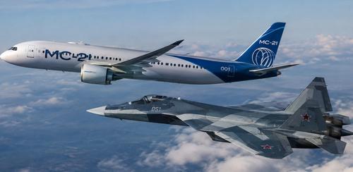 Los compuestos del caza Su-47 "Berkut" se desarrollaron en el MC-21