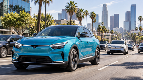 VinFast deployed 500 VF 8 electric crossovers for taxi service in Los Angeles