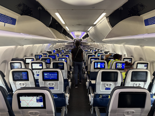 Boeing 737 MAX cabin