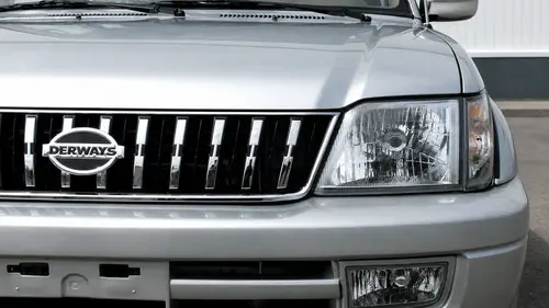 About 30 of these were produced: a Russian clone of the Toyota Land Cruiser Prado with a Nissan engine is listed for sale for 800 thousand rubles