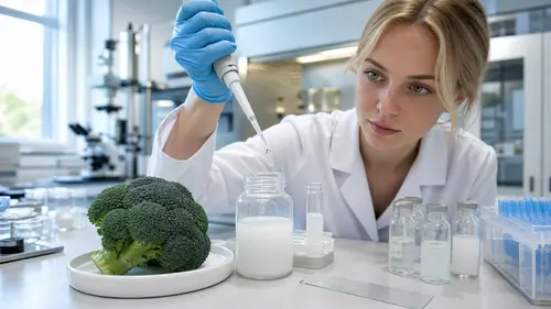 Sustancia de brócoli colocada en nanopartículas para terapia anticancerígena
