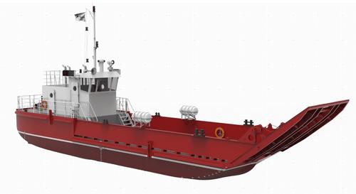 Cargo barge of project 20220A