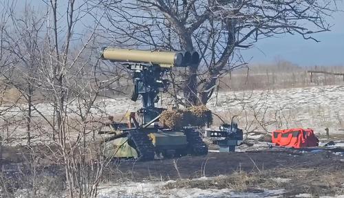 El ATGM "Kornet" cruzado con el módulo de combate "Ojotnik"