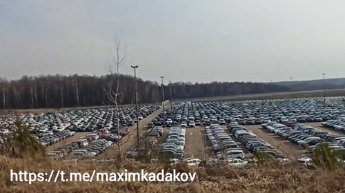 Стоянка на бывшем заводе Volkswagen&nbsp;
