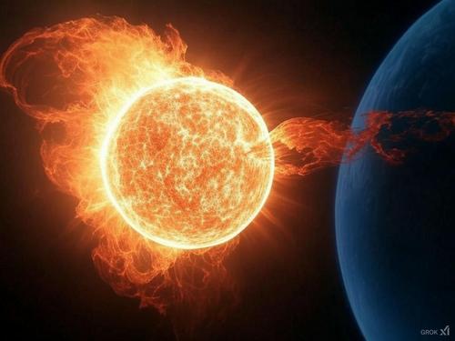 The most powerful plasma ejection occurred on the Sun this year