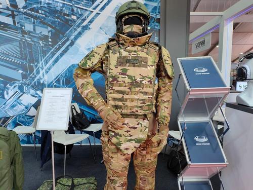 "Obereg" body armor in protective coloring
