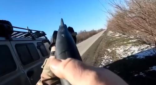 Перехват дрона-камикадзе шрапнелью из полуавтомата МР-155 от «Калашникова» засветился на видео