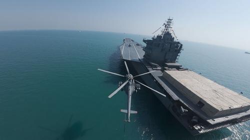 Aircraft carrier "Shahid Bahman Bagheri" of the Iranian Navy
