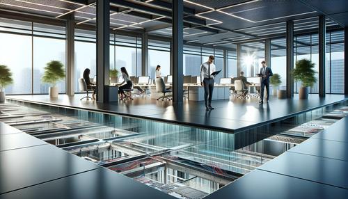 Smart Raised Floor Production Launched in Tyumen for Offices