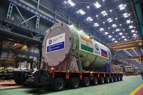 Росатом отправил в Индию корпус реактора для шестого энергоблока АЭС «Куданкулам»