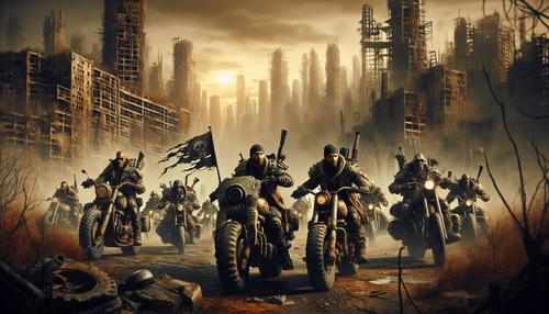Mad Max отдыхает: футуристичные кадры штурмовиков на мотоциклах
