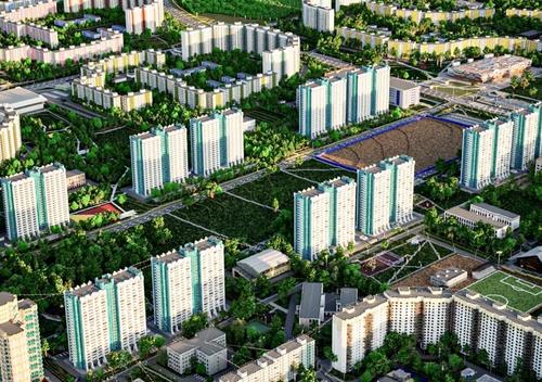 Russian Creates Exact Copy of Moscow's Yasenevo District in Minecraft