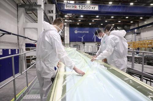 Rusia lanza la primera fábrica de palas eólicas compuestas para aerogeneradores