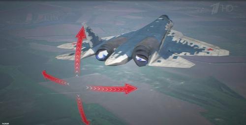 El más moderno caza Su-57 está equipado por primera vez con un motor turborreactor de postcombustión AL-51F1