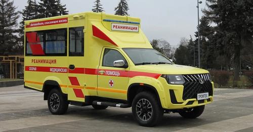«Промтех» продемонстрировал инновационные медицинские автомобили, включая бронированный микроавтобус на шасси «Капитан»