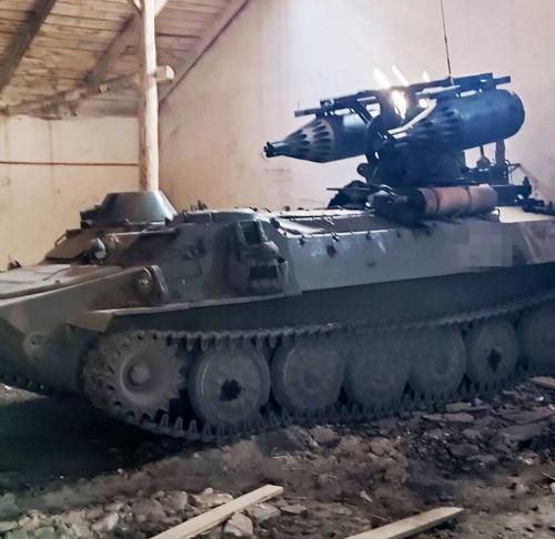 Легендарную «мотолыгу» МТ-ЛБ скрестили с ракетной установкой УБ-32: горячая штучка на гусеницах