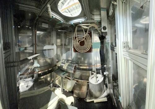 Installation of systems for additional plasma heating, view from the inside