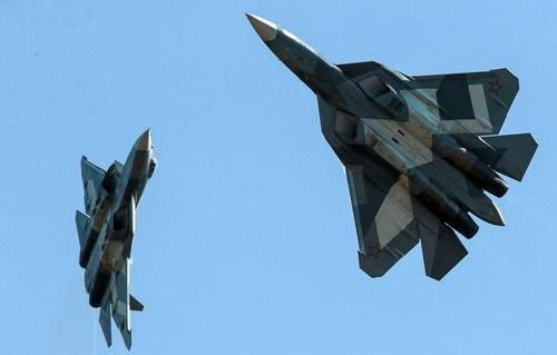 Su-57 fighters