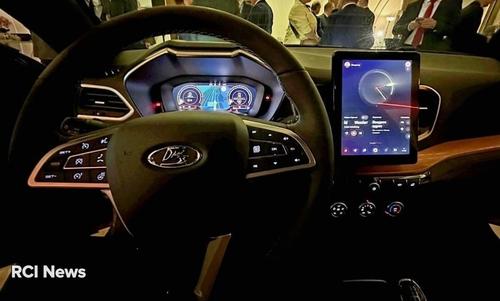 Así luce la Lada Vesta NG tope de gama en la versión Techno: diapositivas de la presentación oficial