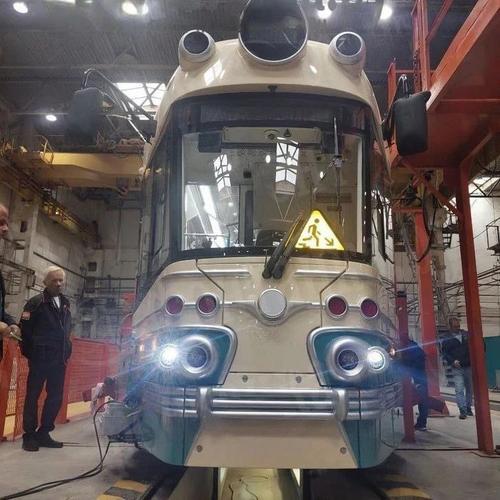 Uraltransmash Assembled the First Retro Tram of the New Series for St. Petersburg. And Here's What It Looks Like