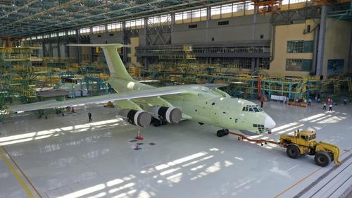 Первый Ил-76МД-90А, собранный на поточной линии сборки, появился в 2021 году