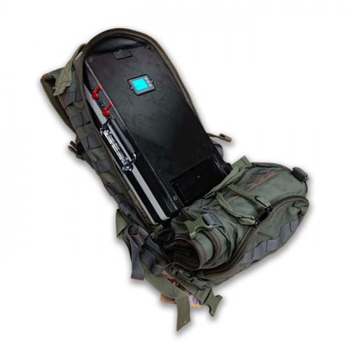 The lightest version, the individual Skif 600 device, is based in a backpack and can operate for up to five hours at maximum load
