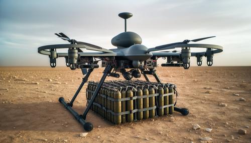According to the developers, their drones can carry not only VOG-17 and GP-25 ammunition as combat load, but also special fragmentation and cumulative ammunition for dropping from copters