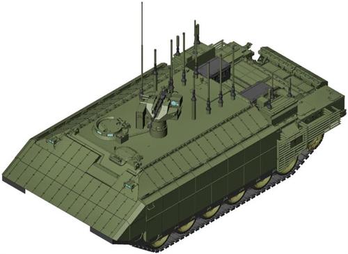 Control vehicle based on T-90M
