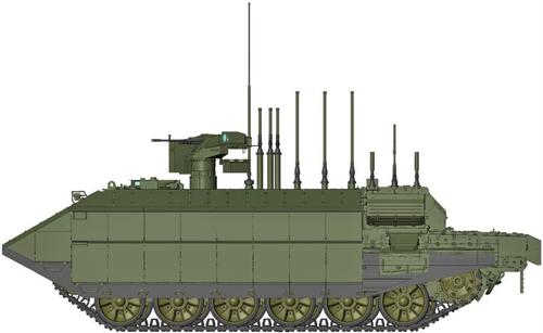 Control vehicle based on T-90M