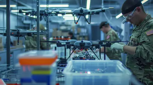 Los combatientes del destacamento "Alania" desarrollan las últimas modificaciones de los UAV directamente en la línea del frente