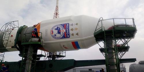 Один из поcледних российских спутников «Ресурс-П» готовят к запуску с Байконура