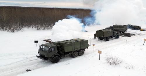 Военные химики России провели крупные учения на Камчатке