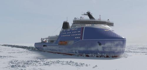The world's most powerful nuclear icebreaker "Russia" will be built in the Far East