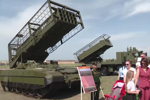 Появились первые кадры с новейшей тяжелой огнеметной системой ТОС-3 «Дракон»