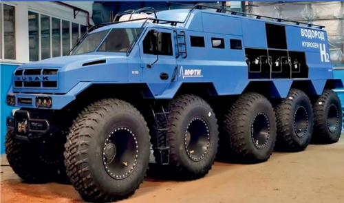 Суровый «Русак К-10»: в России представлен первый арктический вездеход на водороде