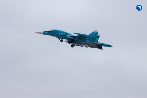 Российский истребитель Су-34 разбился в Волгоградской области